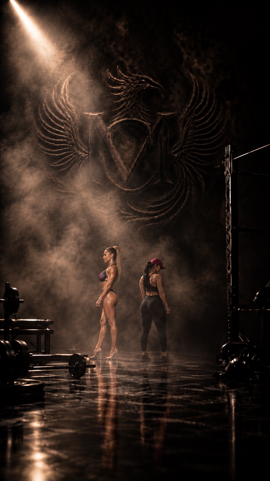 Dos mujeres en un entorno de entrenamiento, imagen que representa el origen compartido de MC FENYX